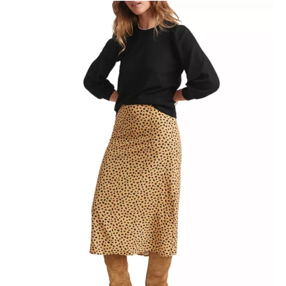 Marine Layer cheetah skirt